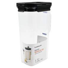 LocknLock 樂扣樂扣 BISfree 積木晶透水壺 1.5L, 黑色, 1個
