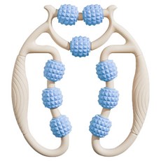Hyudaon 瑜珈皮拉提斯9輪小腿按摩器, 單一商品, 天空藍