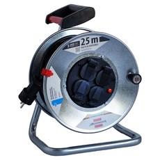 브레넨스툴 가렌트 IP20 케이블릴 4구 S 240, 스틸블랙, 1개, 25m