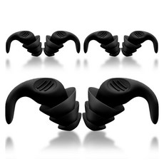 투아룸 인이어 실리콘 이어플러그 블랙, 1개, 3쌍