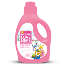 NATURE LOVE MERE 幼兒用Pororo Ultra凝膠衣物柔軟精 寶寶爽身粉香, 2L, 1個