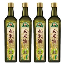 得意的一天 玄米油，植物固醇含量高達10000ppm，富含Y-穀维素8000ppm，含維生素E，日本JAS檢驗標準, 750ml, 4瓶