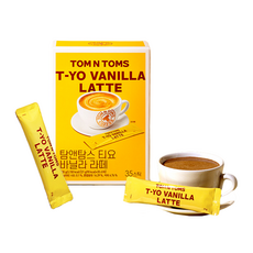 TOM N TOMS T-YO香草拿鐵, 21g, 35條, 1盒