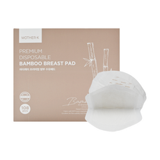 MOTHER-K 優質竹纖維防溢乳墊 3D立體防溢墊, 108片, 1盒