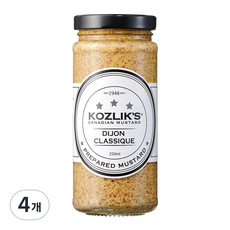 KOZLIK'S 第戎經典芥末醬, 4個, 250ml
