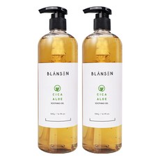 BLANSEN 積雪草&蘆薈舒緩凝膠, 500g, 2瓶
