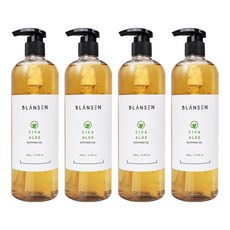 BLANSEN 積雪草&蘆薈舒緩凝膠, 500g, 4瓶