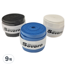 Severo Soft Fit 握把布 SG100, 白色 + 藍色 + 黑色, 9個