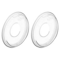YOUHA 優合 矽膠護乳集乳罩 食品級矽膠材質 超彈性大開口 柔軟舒適, 透明, 2個