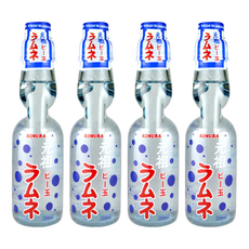 木村飲料 元祖彈珠汽水, 200ml, 4瓶