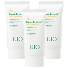 유이크 바이옴 레미디 마일드 선크림 SPF50+ PA++++, 50ml, 3개
