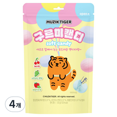 무직타이거 구르미캔디, 30g, 4개