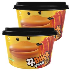 CJ제일제당 꾸덕 납작누들 숯불치킨맛 190.5g, 2개