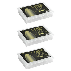 DIAMI Canoe Tip 透明甲片 360p, 透明色/透明, 3個