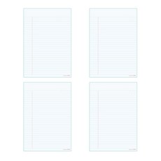 PLEPLE A5 日常記事本, 薄荷康奈爾, 4個