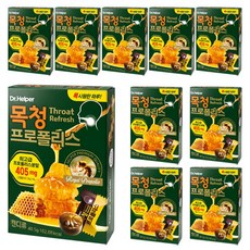 Dr.Helper 蜂膠潤喉糖 9顆入, 10盒, 40.5g
