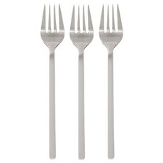MAISON OBJET Sier Delight 餐具 點心叉, 銀色, 3個
