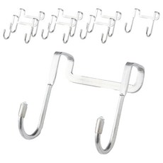 World Clean 多用途門後雙掛鉤, 單一顏色, 8個