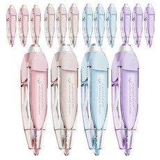 다다 오토매틱 수정테이프 6m 4종, 블루, 퍼플, 핑크, 브라운, 4세트