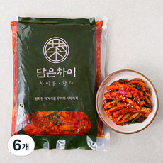 담은차이 무말랭이 무침, 1kg, 6개