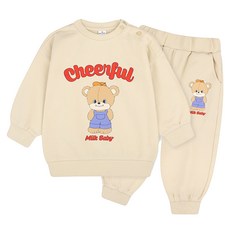 Milk Baby 兒童寶寶熊上下裝套組