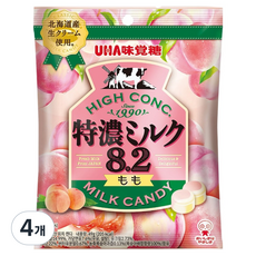 UHA 味覺糖 特濃牛奶水蜜桃軟糖, 49g, 4個