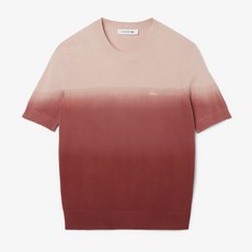 라코스테 여성용 그라데이션 반팔 스웨터 AF9281-55G