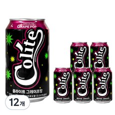 colite 葡萄氣泡零卡可樂, 12個, 355ml