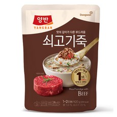 양반 쇠고기 즉석죽, 420g, 1개
