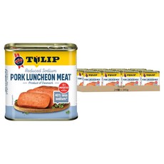 TULIP 淡鹽火腿餐肉, 340g, 24罐