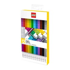 LEGO 樂高 積木原子筆 (12入), 經典系列積木造型, 可組合, 混合顏色, 1盒