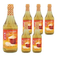 萬家香 糯米醋 100%純天然釀造 無添加防腐劑, 595ml, 6瓶