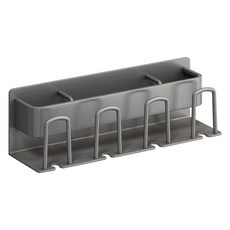 妃妃嚴選 牙刷置物架 4人款, 槍灰色, 1個