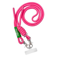 쏘니가드 트립 앤 휴대폰 스트랩, 네온핑크, 1개