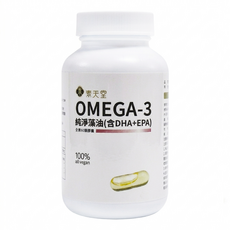 VEGLIGHT 素天堂 OMEGA-3 純淨藻油 含DHA + EPA, 580mg, 60顆, 1罐
