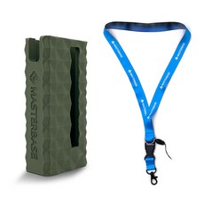 마스터베이스 소토토치 마그네틱 케이스 DIA + 랜야드 세트, 올리브그린(케이스), 마운틴(랜야드), 1세트