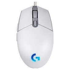 로지텍 2세대 LIGHTSYNC 게이밍 유선마우스, G102, 화이트