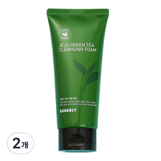 강블리 제주 녹차 클렌징 폼, 2개, 180ml