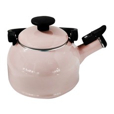 FUJIHORO 琺瑯笛音壺 CTN16WPKAP 粉色, 1.6L, 1個