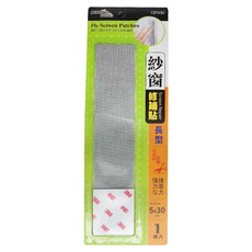 minono 米諾諾 紗窗修補貼 長型 30 x 5cm, 12片, 灰色