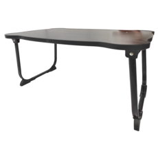 德利生活 摺疊電腦桌 基本款, 收折60x40x6cm±10%，開立60x40x28cm±10%, 總寬40 x 總高28 x 總長60cm, 黑色