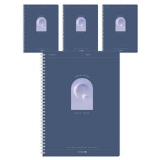 모닝글로리 4000 IV SP노트 마이플래닛 스프링노트, 랜덤발송, 4개