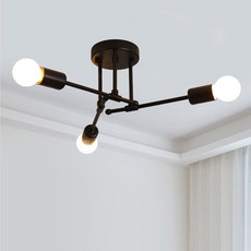 Honey Comb 北歐工業風半吸頂三燈臥室半吸頂燈 55 x 19cm, KC2326-65