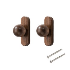 Onyeri 家具門把手 門把 小型, 2個, 胡桃木