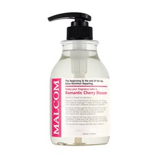 MALCOM 瑪律科姆 深層潔淨洗髮精 浪漫櫻花香, 520ml, 1瓶