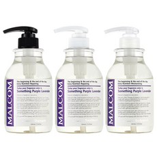 MALCOM 瑪律科姆 舒眠薰衣草香洗髮精 520ml+護髮素 520ml+沐浴露 520ml組, 1套