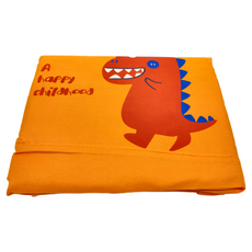 Vanibaby 加厚牛津布兒童棉被收納袋/衣物收納袋/睡袋收納袋, 橘色恐龍, 1個