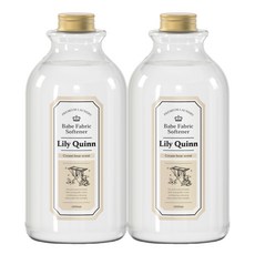 LilyQuinn 嬰幼兒纖維柔軟精 奶油熊, 2個, 1L