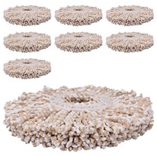 BOOJA58 全鋼製替換拖把布補充包, 8個