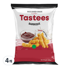 테이스티즈 구운 쌀과자 바베큐맛, 150g, 4개